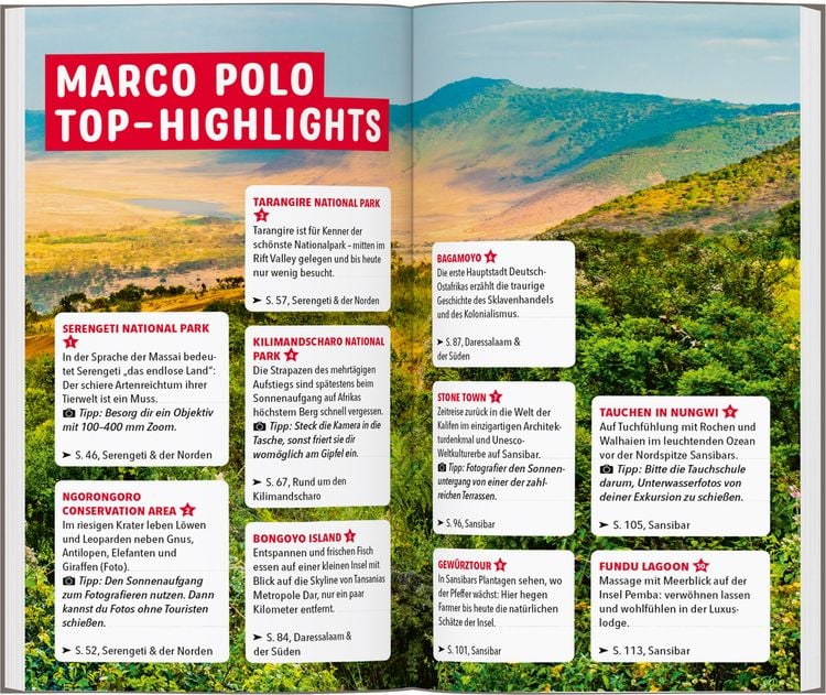 Produktbild: MARCO POLO Reisef&uuml;hrer Tansania, Sansibar