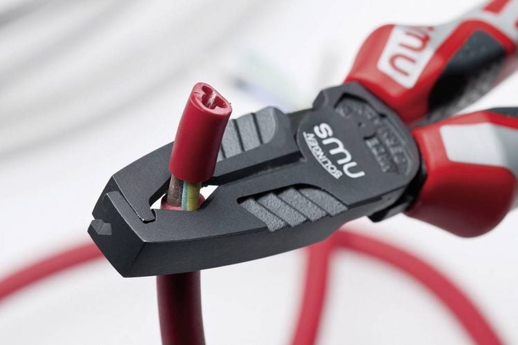 Produktbild: NWS 1451-69-VDE-180 VDE-Abisolierzange 10mm&sup2; (max) 8 bis 13mm