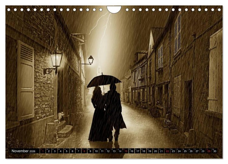 Produktbild: Nostalgie in Sepia (Wandkalender 2026 DIN A4 quer), CALVENDO Monatskalender