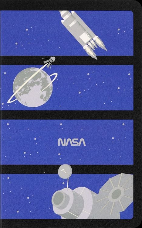 Produktbild: Moleskine Nasa-inspiriertes Volant Journal, L/A5, blanko, weicher Einband