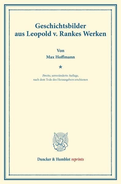 Produktbild: Geschichtsbilder aus Leopold v. Rankes Werken.
