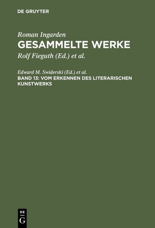Produktbild: Vom Erkennen des literarischen Kunstwerks