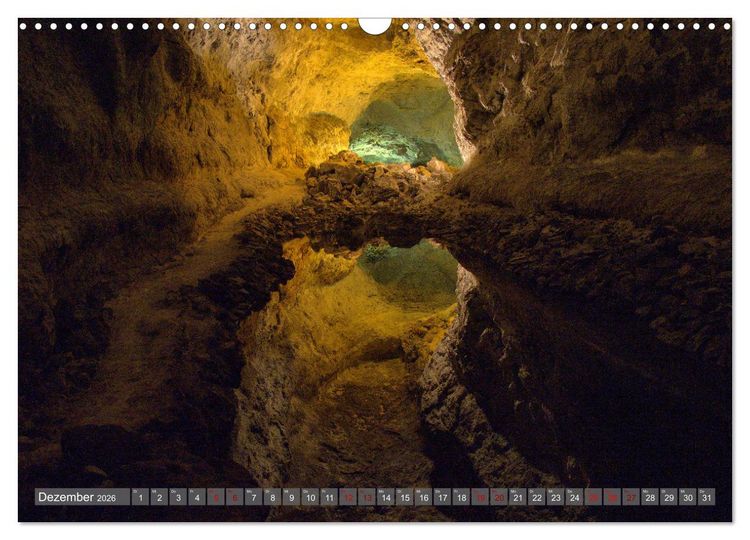 Produktbild: Lanzarote Aus Vulkanen geboren (Wandkalender 2026 DIN A3 quer), CALVENDO Monatskalender