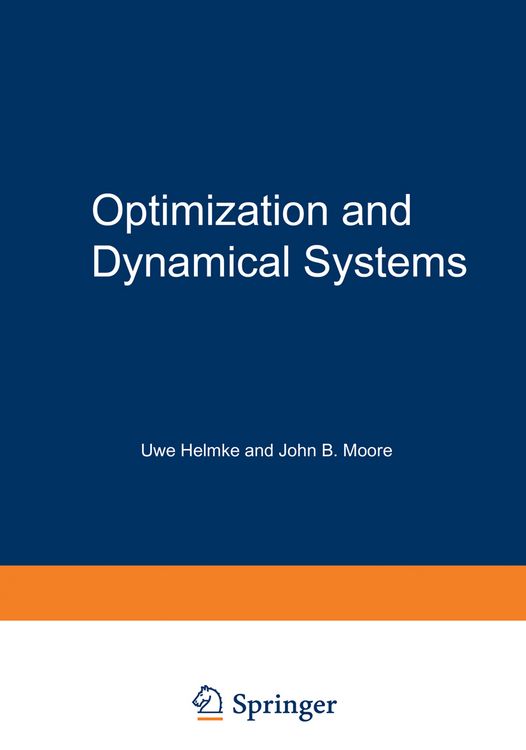 Produktbild: Optimization and Dynamical Systems