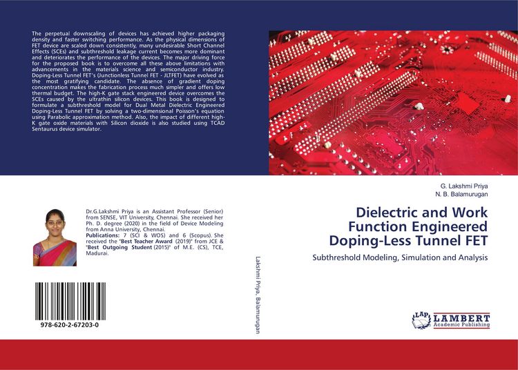 Produktbild: Dielectric and Work Function Engineered Doping-Less Tunnel FET