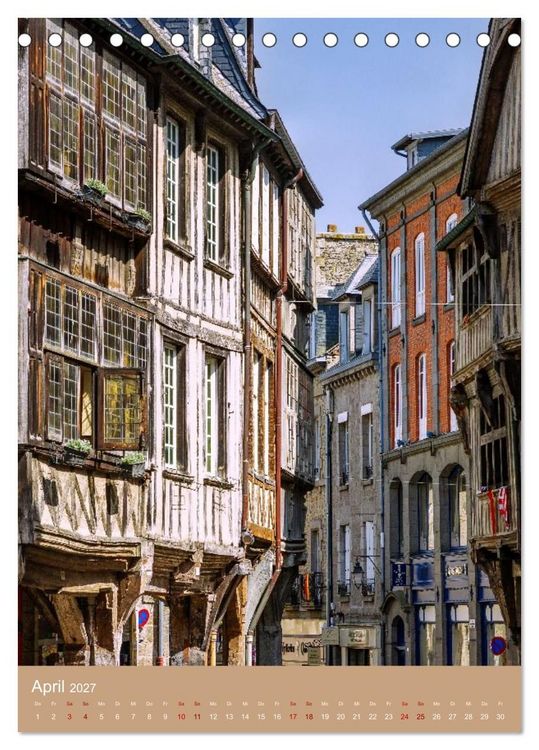 Produktbild: Facetten der Bretagne. Granit, Meer und Geschichte (Tischkalender 2027 DIN A5 hoch), CALVENDO Monatskalender