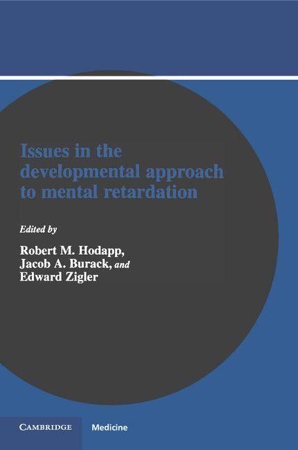 Produktbild: Issues in the Developmental Approach to Mental Retardation