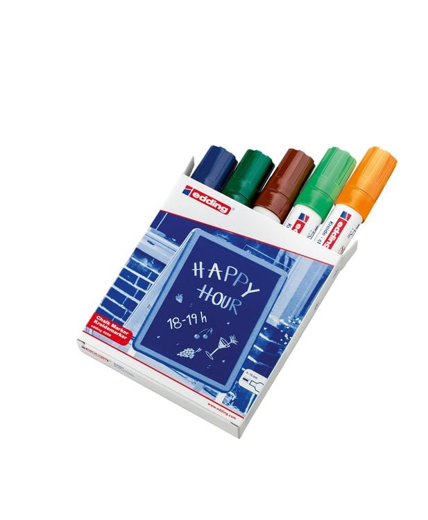 Bild vom Artikel Edding 4090 Kreidemarker Window Marker 4-15mm 5er Set vom Autor 