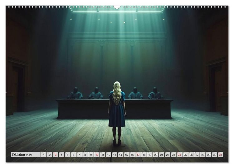 Produktbild: Alice &ndash; Eine Reise durch das Wunderland (Wandkalender 2027 DIN A2 quer), CALVENDO Monatskalender