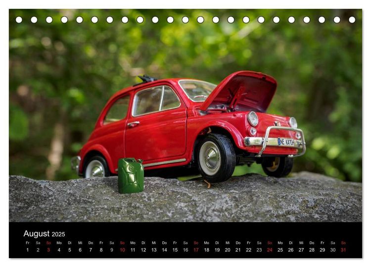 Produktbild: Mit der Knutschkugel auf Reisen (Tischkalender 2025 DIN A5 quer), CALVENDO Monatskalender