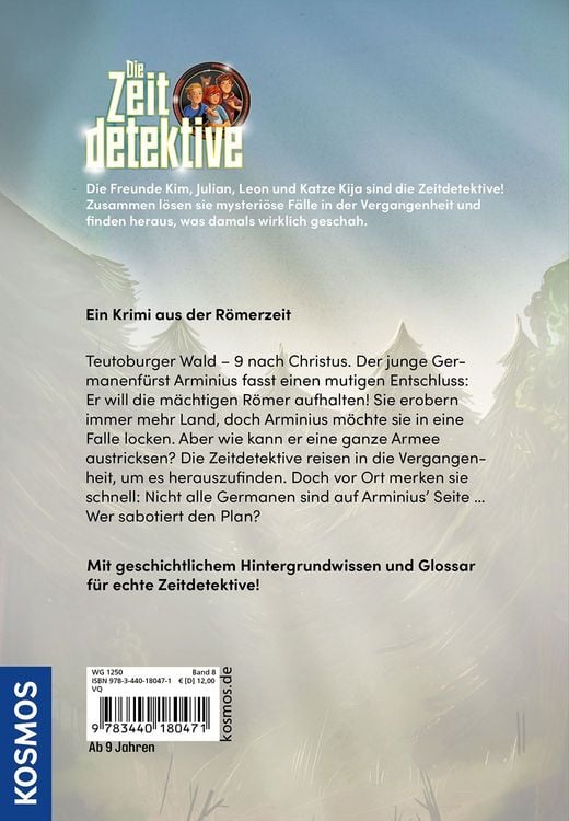 Produktbild: Die Zeitdetektive, 8, Der Hinterhalt f&uuml;r Varus
