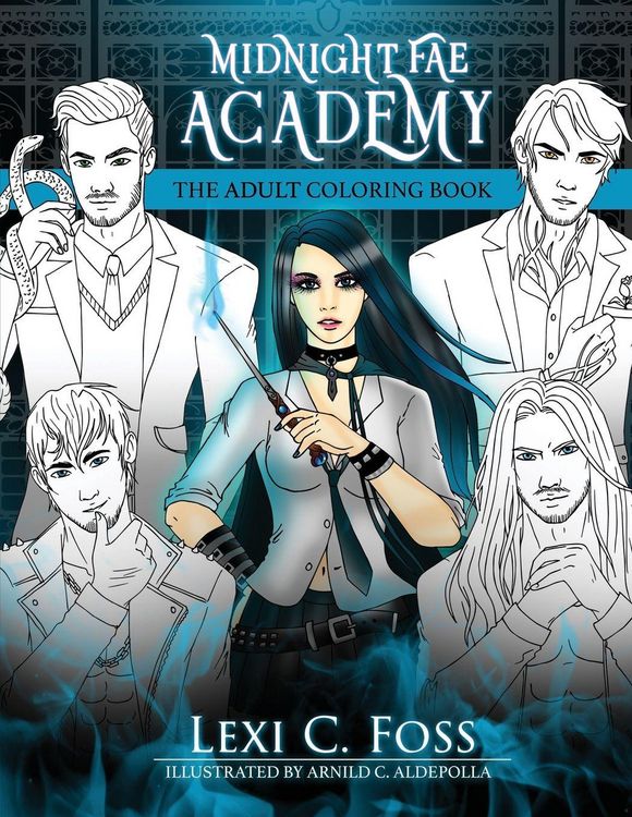 Produktbild: Midnight Fae Academy Coloring Book