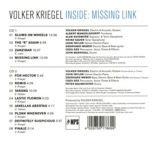 Produktbild: Inside:Missing Link (CD Digipak)