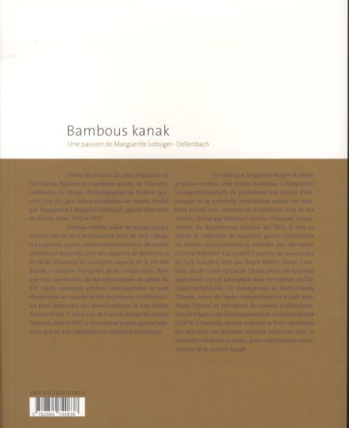 Produktbild: Bambous kanak : une passion de Marguerite Lobsiger-Dellenbach