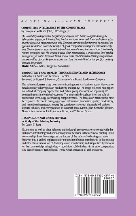 Produktbild: The Management of Innovation in High Technology Small Firms
