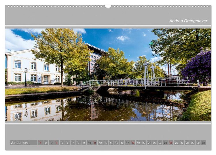 Produktbild: Papenburg-Panorama (Wandkalender 2026 DIN A2 quer), CALVENDO Monatskalender