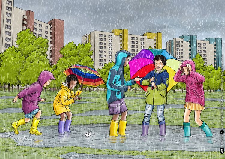 Produktbild: Der Wasserkreislauf in der Natur. Kamishibai Bildkartenset