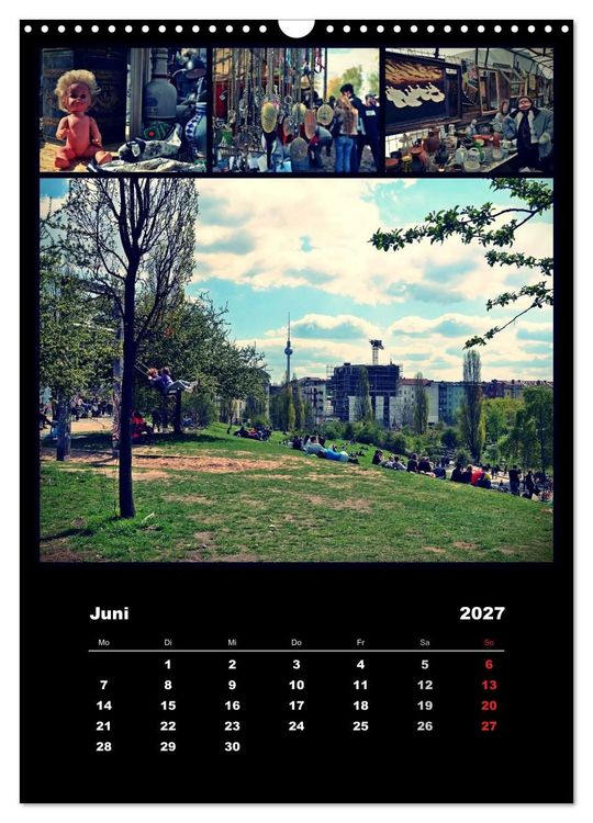 Produktbild: BERLIN / vertikal (Wandkalender 2027 DIN A3 hoch), CALVENDO Monatskalender