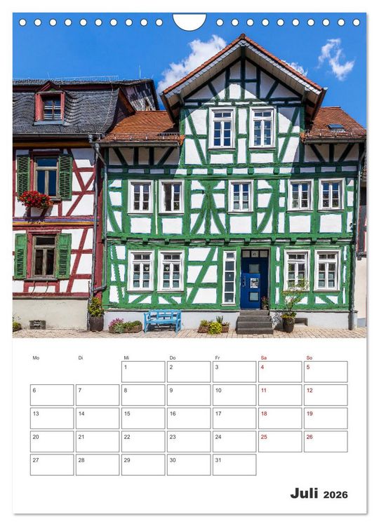 Produktbild: Idstein - Fachwerktraum im Herzen des Taunus (Wandkalender 2026 DIN A4 hoch), CALVENDO Monatskalender