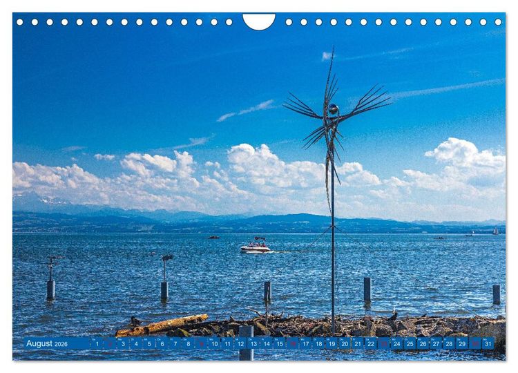 Produktbild: Drei L&auml;nder ein See - Bodensee (Wandkalender 2026 DIN A4 quer), CALVENDO Monatskalender