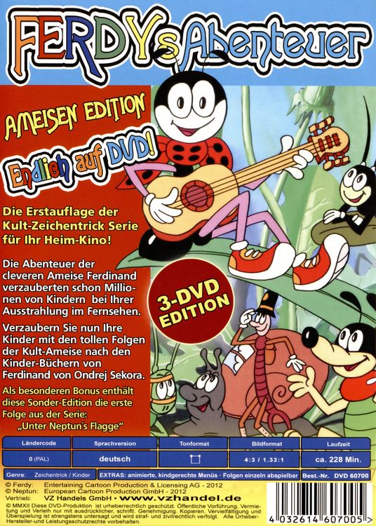 Produktbild: Ferdys Abenteuer - Ameisen Edition - Staffel 1 [3 DVDs]