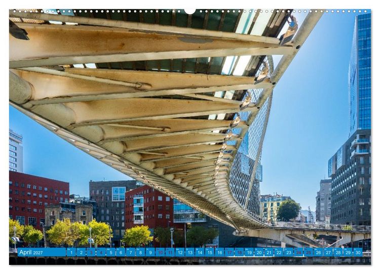 Produktbild: Buntes Bilbao (Wandkalender 2027 DIN A2 quer), CALVENDO Monatskalender
