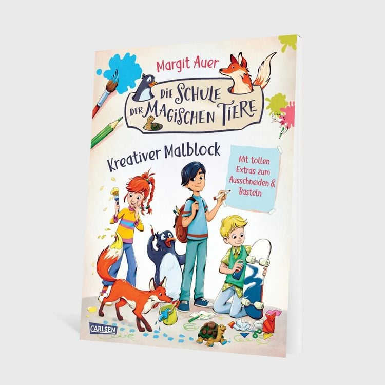 Produktbild: Die Schule der magischen Tiere Besch&auml;ftigung: Kreativer Malblock