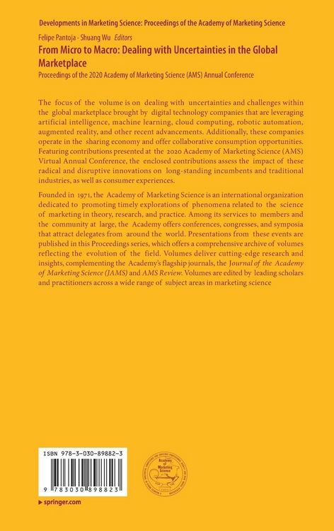 Produktbild: From Micro to Macro: Dealing with Uncertainties in the Global Marketplace