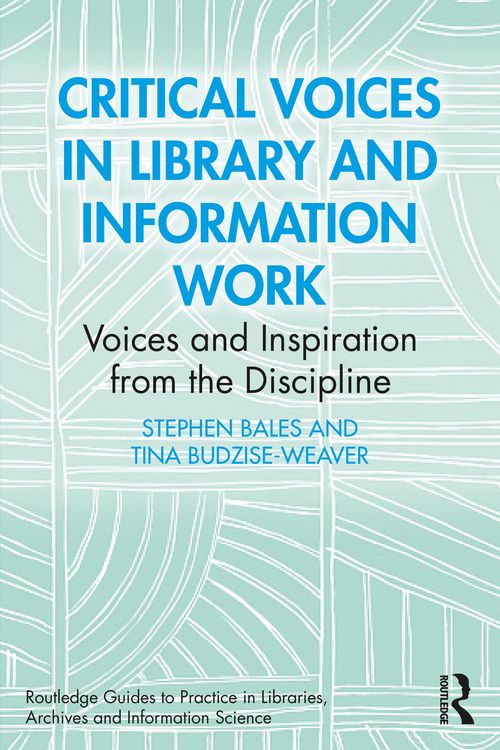 Produktbild: Critical Voices in Library and Information Work