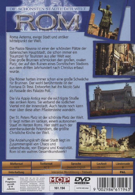 Produktbild: Rom - Die sch&ouml;nsten St&auml;dte der Welt