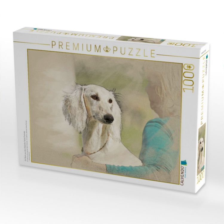 Produktbild: CALVENDO Puzzle Ein Motiv aus dem Kalender Saluki Portraits | 1000 Teile Lege-Gr&ouml;&szlig;e 64x48cm Foto-Puzzle f&uuml;r gl&uuml;ckliche Stunden