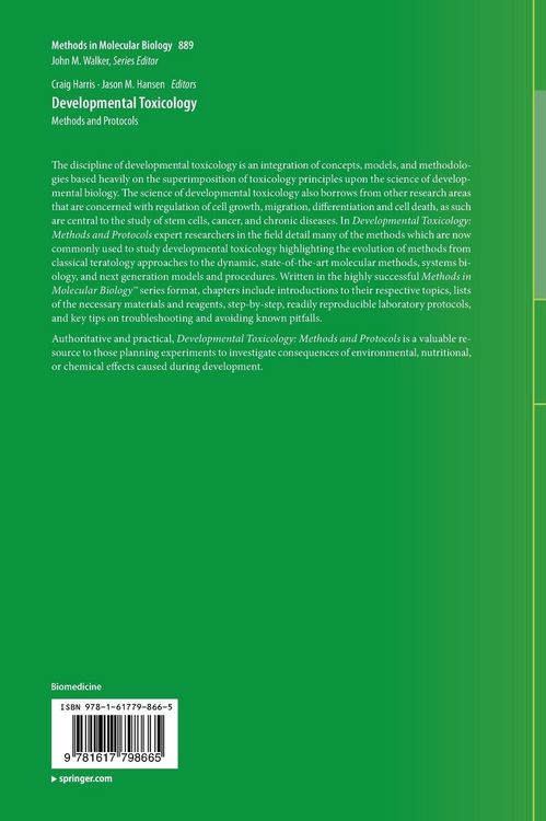 Produktbild: Developmental Toxicology