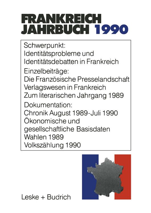 Produktbild: Frankreich-Jahrbuch 1990