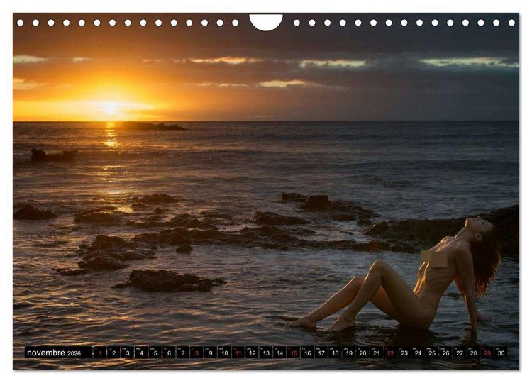 Produktbild: Ibiza et Lanzarote - Les paysages et le nu (Calendrier mural 2026 DIN A4 vertical), CALVENDO calendrier mensuel