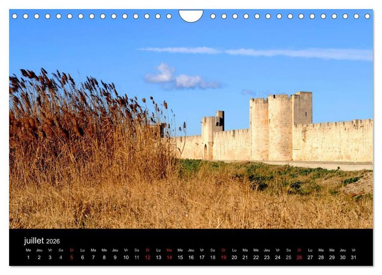 Produktbild: Occitanie (Calendrier mural 2026 DIN A4 vertical), CALVENDO calendrier mensuel