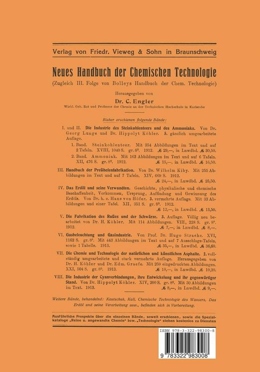 Produktbild: Die Industrie der Cyanverbindungen