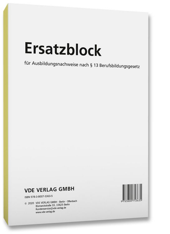 Produktbild: Ersatzblock