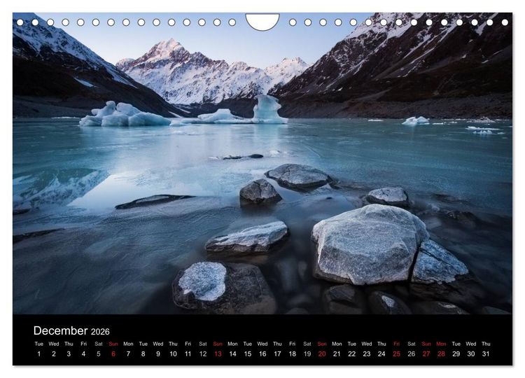 Produktbild: South Island of New Zealand (Wall Calendar 2026 DIN A4 landscape), CALVENDO 12 Month Wall Calendar