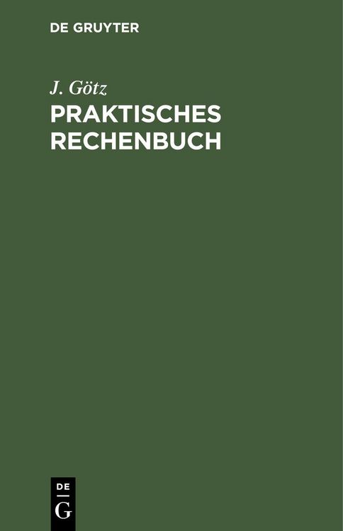 Produktbild: Praktisches Rechenbuch