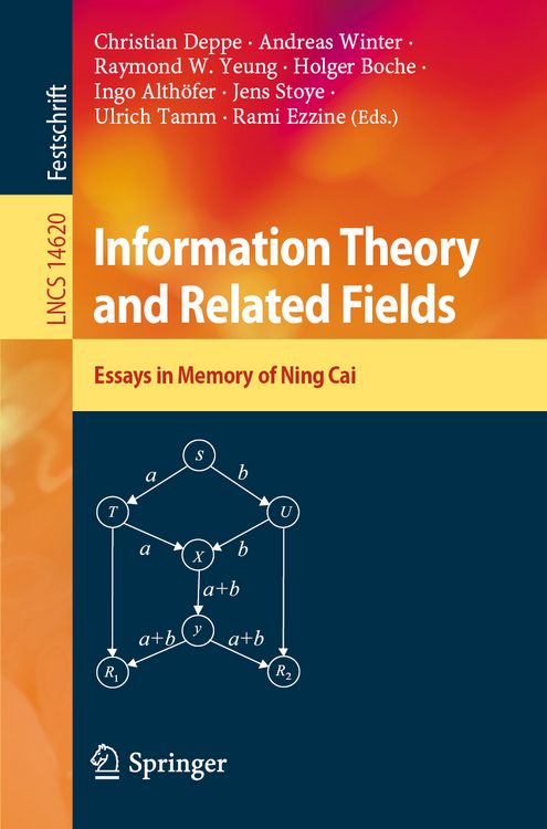 Produktbild: Information Theory and Related Fields
