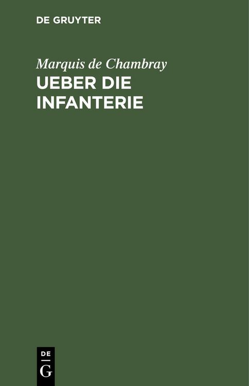 Produktbild: Ueber die Infanterie