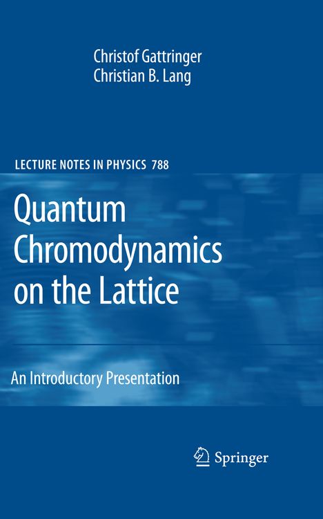 Produktbild: Quantum Chromodynamics on the Lattice