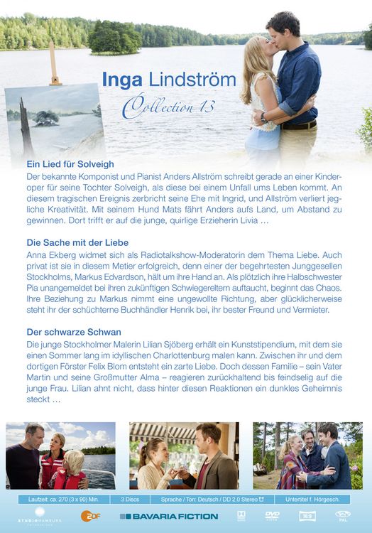 Produktbild: Inga Lindstr&ouml;m Collection 13 [3 DVDs im Schuber]