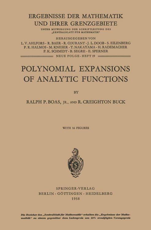 Produktbild: Polynomial Expansions of Analytic Functions