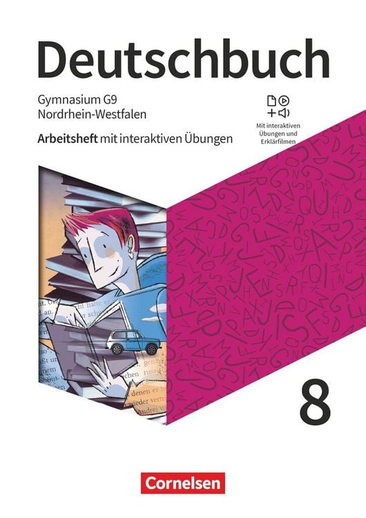 Produktbild: Deutschbuch Gymnasium - Nordrhein-Westfalen - 2021 - 8. Klasse - Arbeitsheft mit interaktiven Übungen online