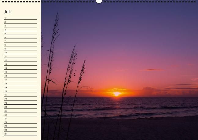 Produktbild: Immerw&auml;hrender Geburtstagskalender &ndash; Beautiful Sunsets (Wandkalender immerw&auml;hrend DIN A2 quer)