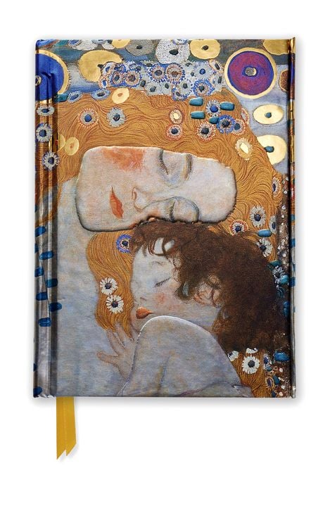 Produktbild: Premium Notizbuch DIN A6: Gustav Klimt, Die drei Lebensalter einer Frau