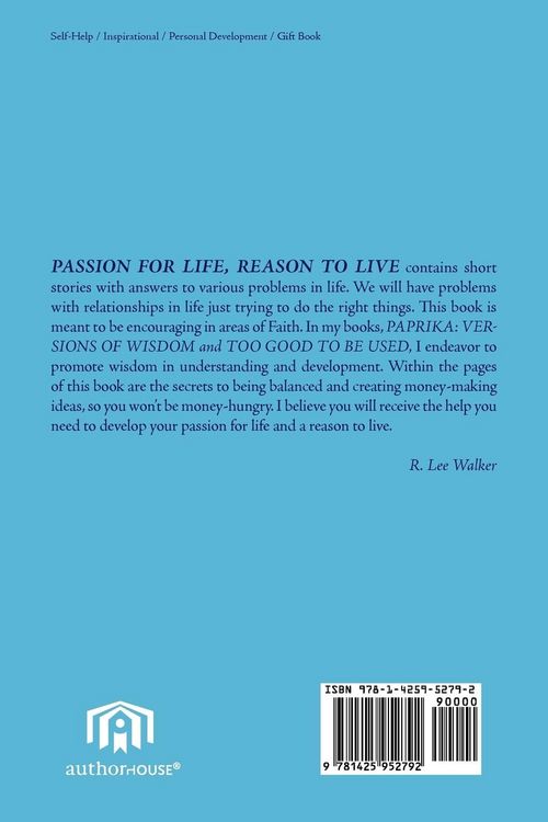 Produktbild: Passion for Life, Reason to Live