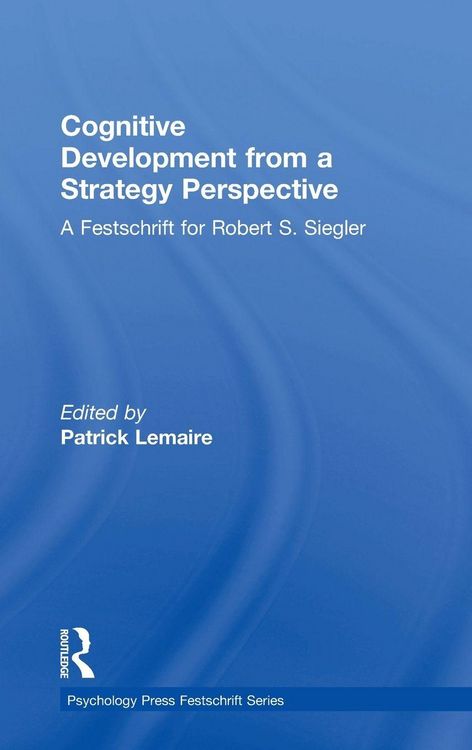 Produktbild: Cognitive Development from a Strategy Perspective