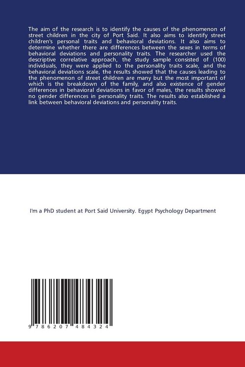Produktbild: Personality traits and its relevance to behavior deviations